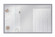 60'' x 36'' Rectangle Black Framed Front Lit LED Mirror, Defogger & Dimmer, 3000-5000K (20|MIR6001RT-FB3C)