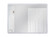 48'' x 36'' Rectangle Back Lit LED Mirror (Chassis), Defogger & Dimmer, 3000-5000K (20|MIR4801RT-W3C)