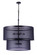 Mesh 9 Light Pendant in Flat Black (20|58999-FB)
