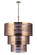 Mesh 12 Light Pendant in Satin Brass (20|58992-SB)