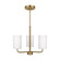 Rhett Small Chandelier (38|GLC1003EN3/SB)