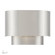 1 Light Brushed Nickel ADA Sconce with Brushed Nickel Metal Shade with Shiny White Inside (108|50299-91)