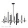 12 Light Black Extra Large Foyer Chandelier with Brushed Nickel Accents (108|49349-04)