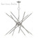 14 Light Brushed Nickel Extra Large Foyer Chandelier (108|47009-91)