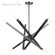 10 Light Black Chrome Large Chandelier (108|46986-46)