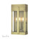 2 Light Antique Brass Large Outdoor Wall Lantern with Clear Glass (108|28963-01)