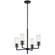 Chandelier 4Lt (10687|52678BK)