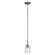 Shailene 11.25'' 1-Light Mini Bell Pendant with Clear Glass in Brushed Nickel (10687|43674NICLR)