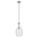 Everly 17.75'' 1-Light Bell Pendant with Clear Seeded Glass in Chrome (10687|42047CHCS)