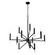 Hunter Sunjai Matte Black 12 Light Chandelier Ceiling Light Fixture (4797|45230)