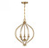 Orchid 3-Light Pendant in Warm Brass (641|V6-L7-1297-3-322)