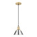 Orwell BCB Small Pendant - 7'' in Brushed Champagne Bronze with Chrome shade (36|3306-S BCB-CH)