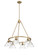 Orwell BCB 6 Light Chandelier in Brushed Champagne Bronze with Clear Glass (36|3306-6 BCB-CLR)