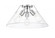 Orwell CH 3 Light Flush Mount in Chrome with Clear Glass (36|3306-3FM CH-CLR)