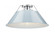 Orwell CH 3 Light Flush Mount in Chrome with Dusky Blue shade (36|3306-3FM CH-DB)