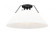 Orwell BLK 3 Light Flush Mount in Matte Black with Opal Glass (36|3306-3FM BLK-OP)