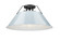 Yep by Golden Lighting Orwell 3-light Flush Mount in Matte Black and Dusky Blue shade (36|3306-3FM BLK-DB)