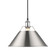 Yep by Golden Lighting Orwell 1-light 14in Pendant in Chrome and Pewter shade (36|3306-L CH-PW)