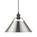 Yep by Golden Lighting Orwell 1-light 14in Pendant in Matte Black and Pewter shade (36|3306-L BLK-PW)