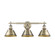 Yep by Golden Lighting Orwell 3-light Vanity in Aged Brass (36|3306-BA3 AB-AB)