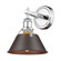 Yep by Golden Lighting Orwell 1-light Vanity in Chrome and Rubbed Bronze shade (36|3306-BA1 CH-RBZ)