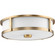 Gilliam Collection Three-Light Vintage Brass New Traditional Flush Mount (149|P350281-163)
