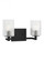 Two Light Wall/Bath (38|GLV1042MBK)