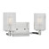 Two Light Wall/Bath (38|GLV1042EN/CH)