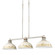Kinsley Linear Pendant in Aged Galvanized Steel with Antique Ivory Shade (36|0865-3LP AGV-AI)
