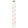 Tentacles Aged Gold Brass Pendant (3605|C37102AG)