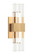 Krustallos Aged Gold Brass Wall Sconce (3605|S06913AG)