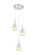 Jericho Black and Chrome Pendant (3605|C37503CHCL)
