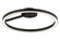 The Trundle Matte Black Ceiling Mount (3605|X36716MB)