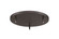 3 Light Ceiling Plate (276|CP1803-BRZ)