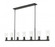 7 Light Linear Chandelier (276|826-7L-MB)