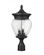 3 Light Outdoor Post Mount Fixture (276|5016PHMR-BK)