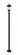 3 Light Outdoor Post Mounted Fixture (276|5016PHMR-5012P-BK)