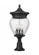 4 Light Outdoor Pier Mounted Fixture (276|5016PHBR-553PM-BK)