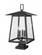 5 Light Outdoor Pier Mounted Fixture (276|5015PHXLS-SQPM-BK)