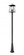 4 Light Outdoor Post Mounted Fixture (276|5015PHBR-5011P-BK)