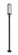 1 Light Outdoor Post Mounted Fixture (276|5013PHBR-5012P-BK)
