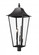 5 Light Outdoor Post Mount Fixture (276|5008PHXXLR-BK)