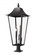 5 Light Outdoor Pier Mounted Fixture (276|5008PHXXLR-533PM-BK)