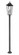 3 Light Outdoor Post Mount Fixture (276|5008PHXLR-567P-BK)