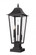 3 Light Outdoor Pier Mounted Fixture (276|5008PHBS-SQPM-BK)