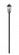 3 Light Outdoor Post Mount Fixture (276|5008PHBR-5009P96-BK)
