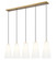5 Light Linear Chandelier (276|3043P7-5L-MGLD)