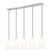5 Light Linear Chandelier (276|3043P6-5L-BN)