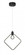 Edison's Outline - 1 Light LED Pendant (77|P1904-66A-L)