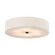 Classic 30'' Drum Flush-Mount (254|FAB-9733-CREM-MBLK)